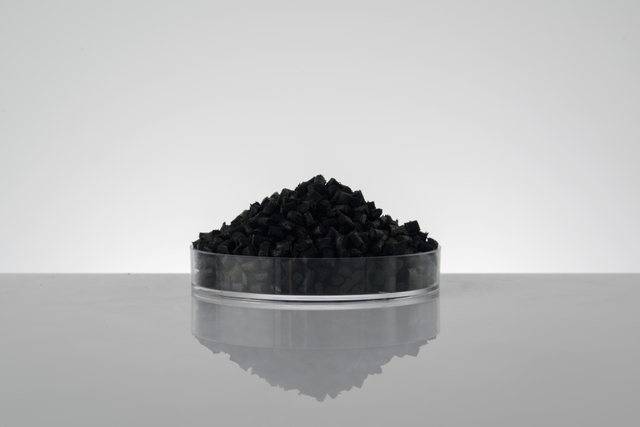 PC ABS alloy material with self lubricating low noise