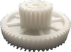POM material with high flow weather resistance and low emission